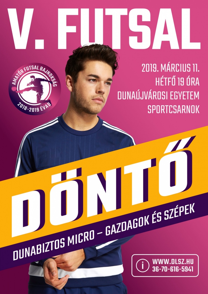 V. Amatőr Dunaújvárosi Futsal Bajnokság Döntő Mérkőzés